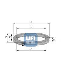 UFI 2779800 Повітряний фільтр