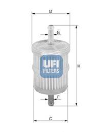 UFI 3101400 Паливний фільтр