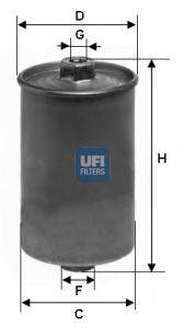 UFI 3150700 Паливний фільтр