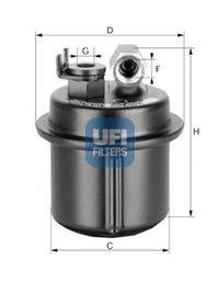 UFI 3153800 Паливний фільтр