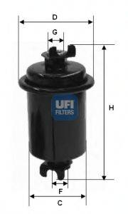 UFI 3154900 Паливний фільтр