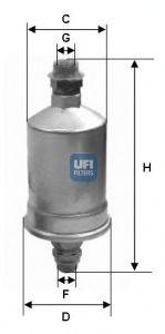 UFI 3157400 Паливний фільтр