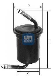 UFI 3166400 Паливний фільтр