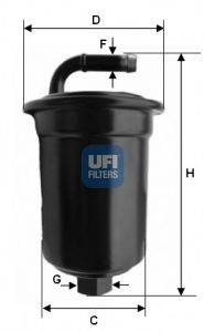 UFI 3169400 Паливний фільтр