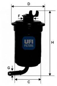 UFI 3169500 Паливний фільтр