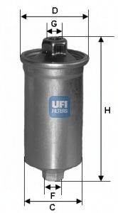 UFI 3169900 Паливний фільтр