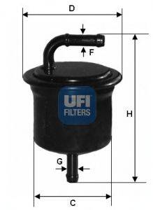 UFI 3171600 Паливний фільтр