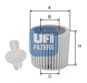 UFI 2511600 Масляний фільтр