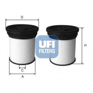 UFI 2604700 Паливний фільтр
