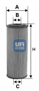 UFI 2512400 Масляний фільтр