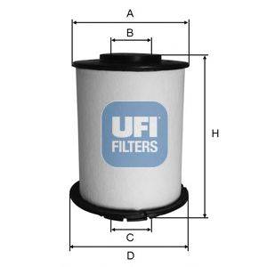UFI 2603300 Паливний фільтр