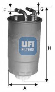 UFI 2409900 Паливний фільтр