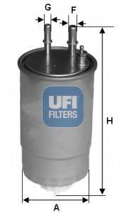 UFI 24ONE0B Паливний фільтр
