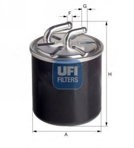 UFI 2412600 Паливний фільтр