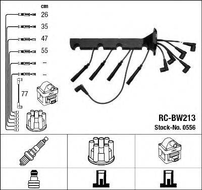 NGK 0556 Комплект дротів запалювання