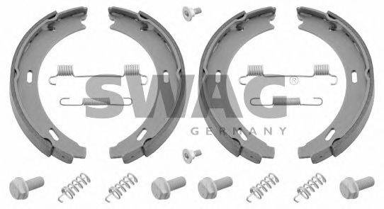 SWAG 10902100 Комплект гальмівних колодок, стоянкова гальмівна система