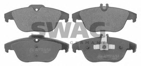 SWAG 10916736 Комплект гальмівних колодок, дискове гальмо