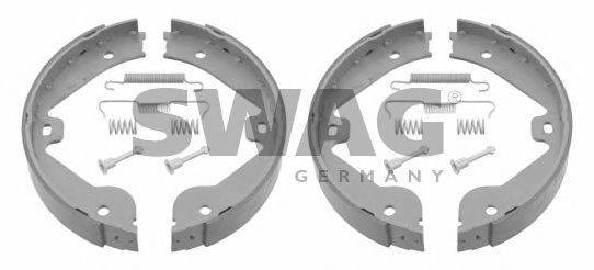SWAG 10928730 Комплект гальмівних колодок, стоянкова гальмівна система