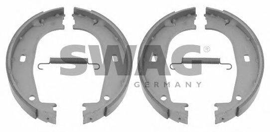 SWAG 20910285 Комплект гальмівних колодок, стоянкова гальмівна система