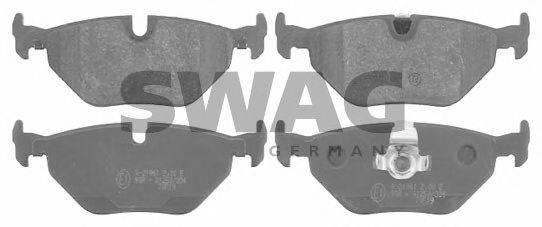 SWAG 20916190 Комплект гальмівних колодок, дискове гальмо