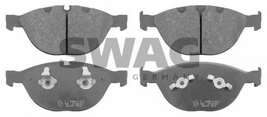SWAG 20916519 Комплект гальмівних колодок, дискове гальмо