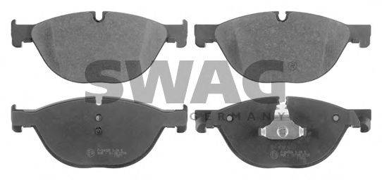 SWAG 20916787 Комплект гальмівних колодок, дискове гальмо