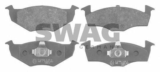 SWAG 30916006 Комплект гальмівних колодок, дискове гальмо