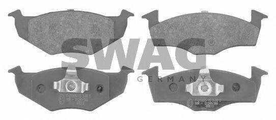 SWAG 30916072 Комплект гальмівних колодок, дискове гальмо