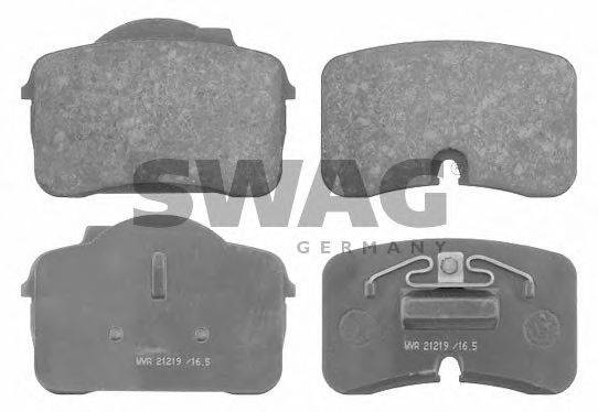 SWAG 30916132 Комплект гальмівних колодок, дискове гальмо