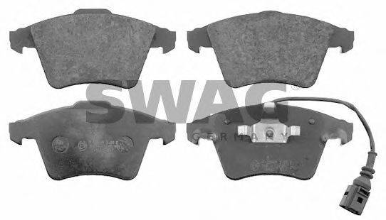 SWAG 30916462 Комплект гальмівних колодок, дискове гальмо