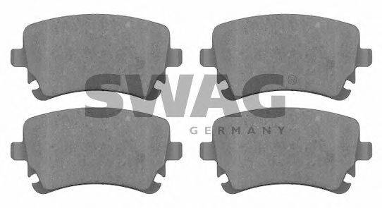 SWAG 30916588 Комплект гальмівних колодок, дискове гальмо