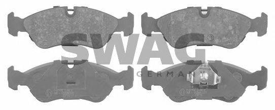 SWAG 40916030 Комплект гальмівних колодок, дискове гальмо
