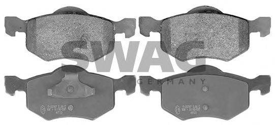 SWAG 50116067 Комплект гальмівних колодок, дискове гальмо