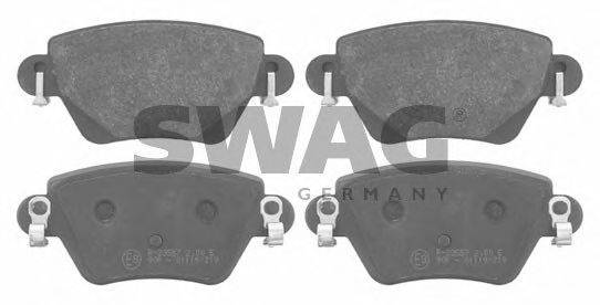 SWAG 50916426 Комплект гальмівних колодок, дискове гальмо
