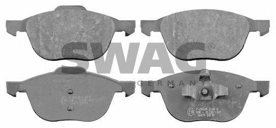 SWAG 50916479 Комплект гальмівних колодок, дискове гальмо