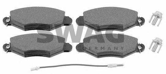 SWAG 60916441 Комплект гальмівних колодок, дискове гальмо