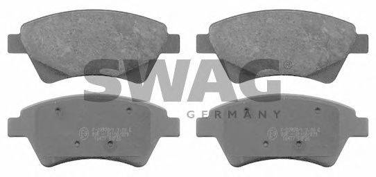 SWAG 60916477 Комплект гальмівних колодок, дискове гальмо