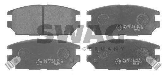 SWAG 80916756 Комплект гальмівних колодок, дискове гальмо