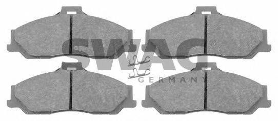 SWAG 83916520 Комплект гальмівних колодок, дискове гальмо