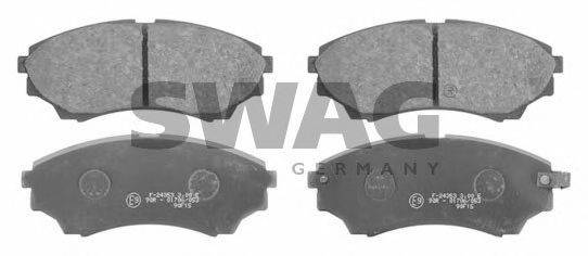 SWAG 83916739 Комплект гальмівних колодок, дискове гальмо