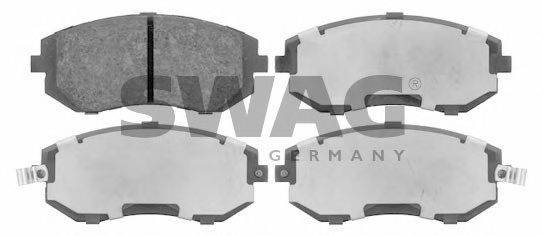 SWAG 87916643 Комплект гальмівних колодок, дискове гальмо