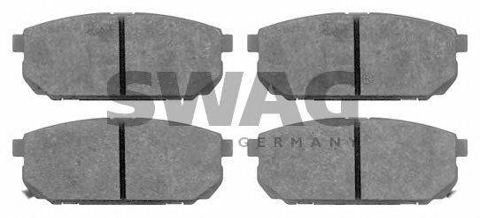 SWAG 91916524 Комплект гальмівних колодок, дискове гальмо