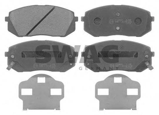 SWAG 91916816 Комплект гальмівних колодок, дискове гальмо