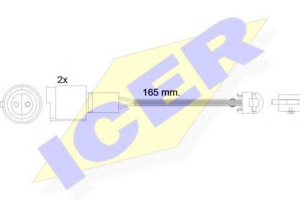 ICER 610238EC Сигналізатор, знос гальмівних колодок
