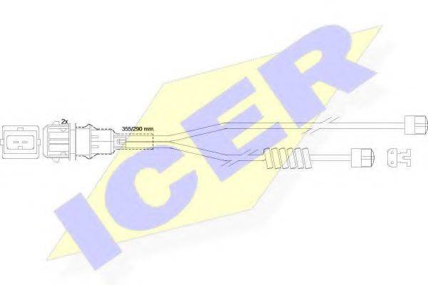 ICER 610254EC Сигналізатор, знос гальмівних колодок