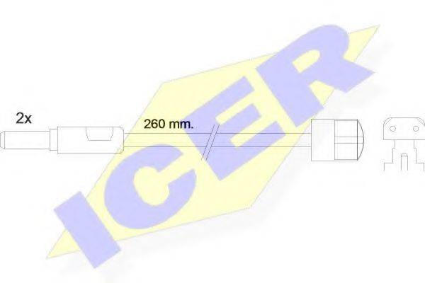 ICER 610319EC Сигналізатор, знос гальмівних колодок