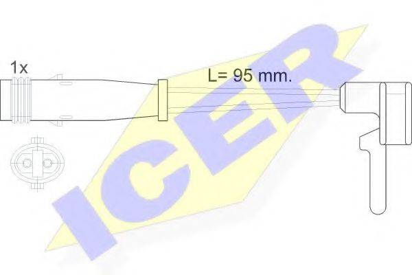 ICER 610323EC Сигналізатор, знос гальмівних колодок