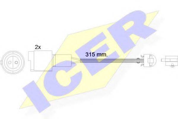 ICER 610440EC Сигналізатор, знос гальмівних колодок