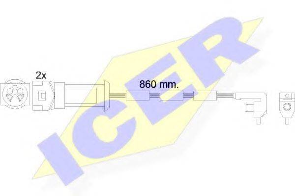 ICER 610450EC Сигналізатор, знос гальмівних колодок