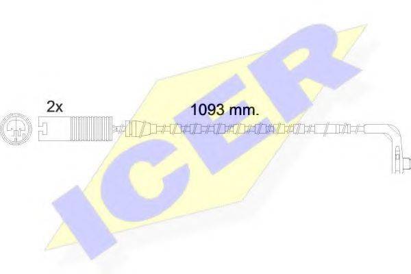 ICER 610475EC Сигналізатор, знос гальмівних колодок